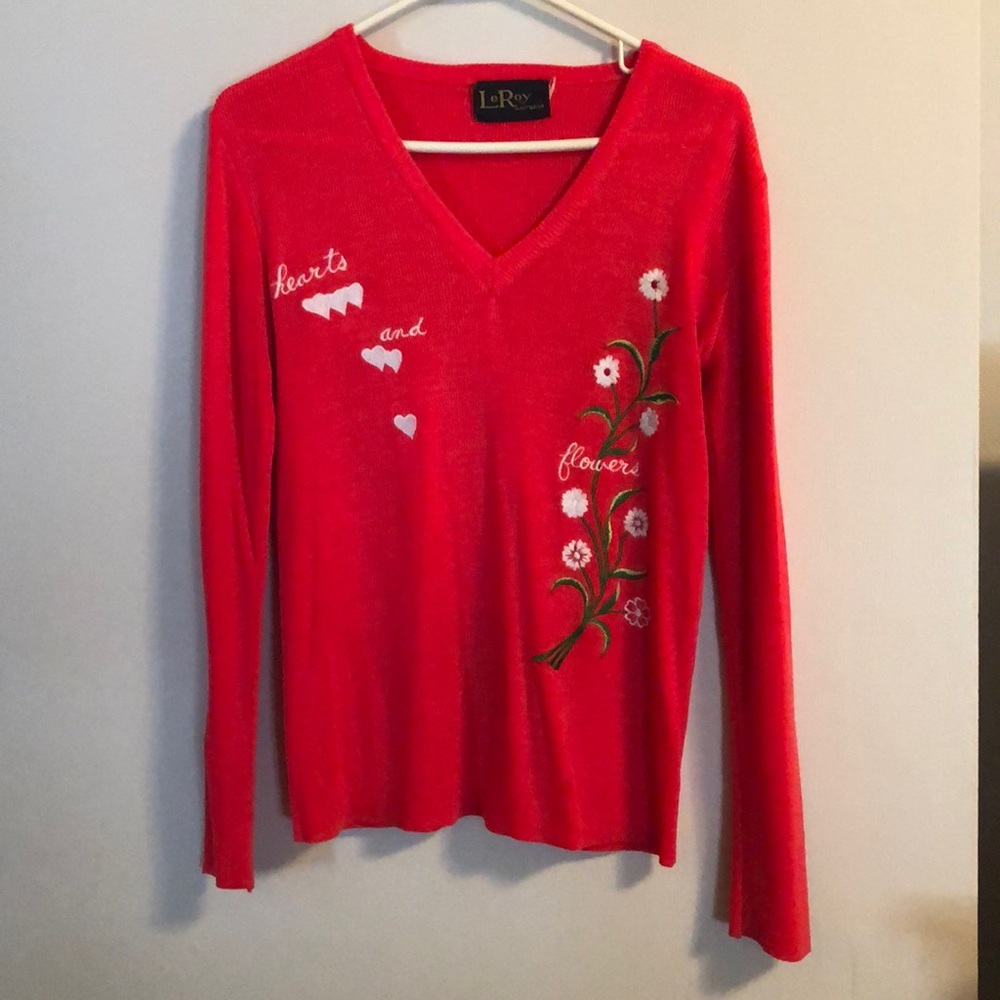 VINTAGE sz s-m Leroy sweater